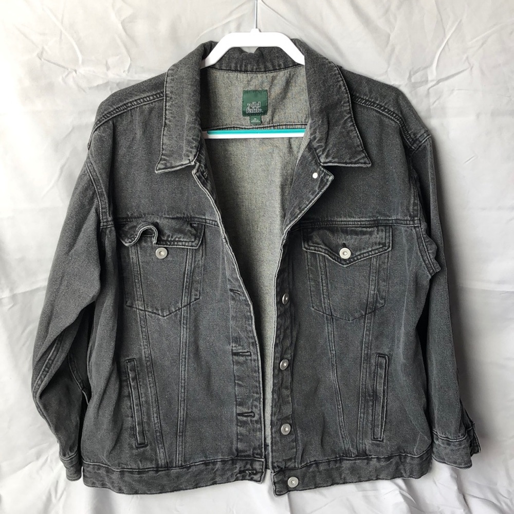 Wild Fable Oversized Black jean jacket